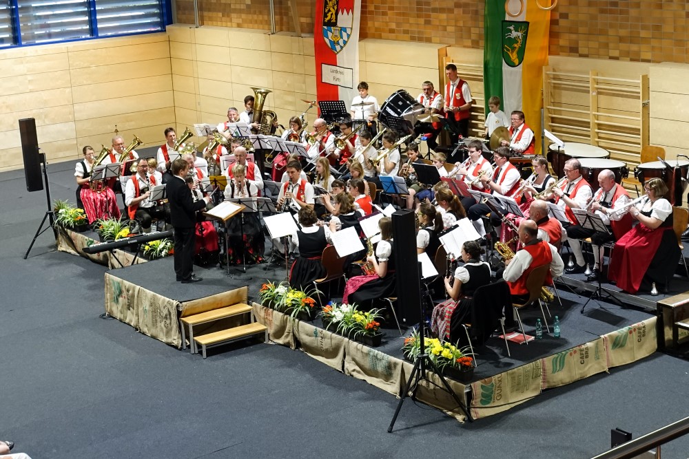 Beim Frühjahrskonzert spielt das Jugendorchester eigene Stücke, aber auch gemeinsam mit dem Blasorchester